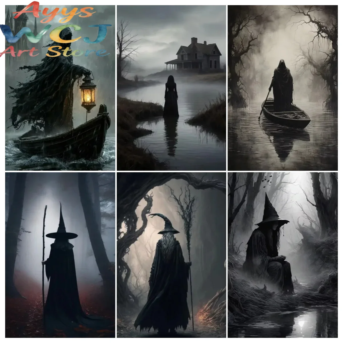 Photography Night - Affiches d'art Dark Academia The Witch
