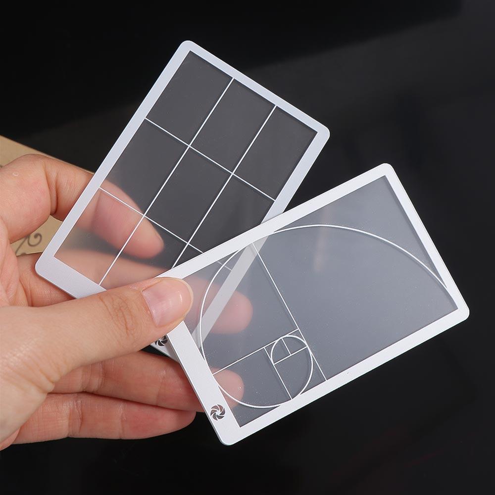 Photography Ratio - Règle de viseur transparente pour adultes,