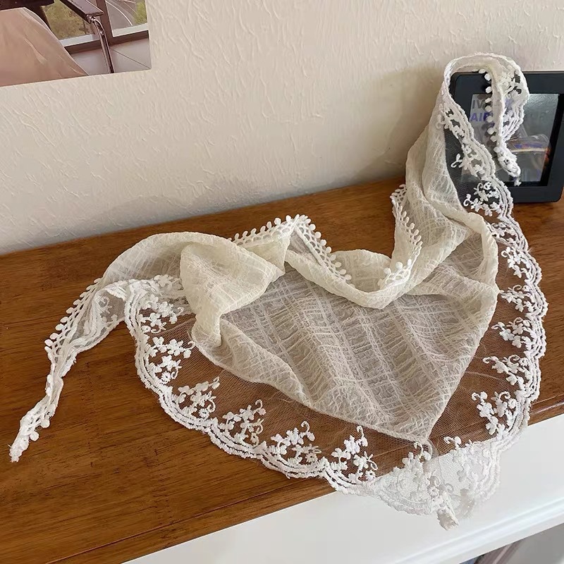 Photography Triangle - Mode dentelle Triangle foulard romantique dentelle