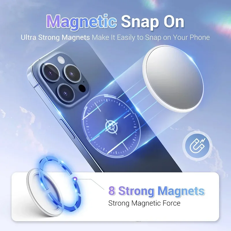 Photography Angle - MagSafe téléphone magnétique arrière Selfie HD