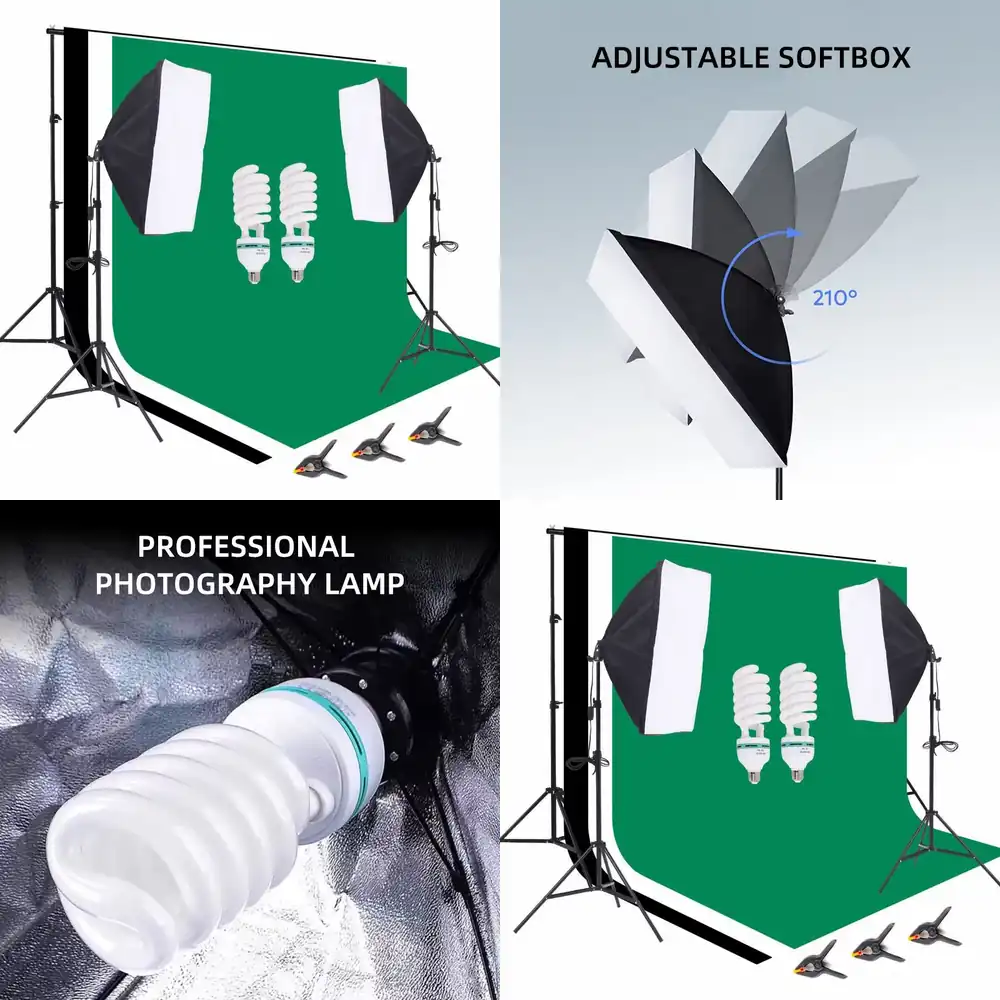 Photography Umbrella Light - Kit d'éclairage portable pour studio photo