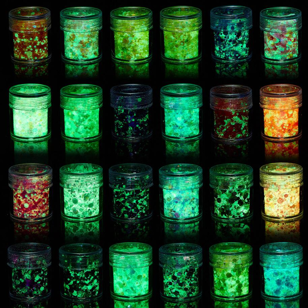 Photography Night - Paillettes lumineuses 24 couleurs brillent dans