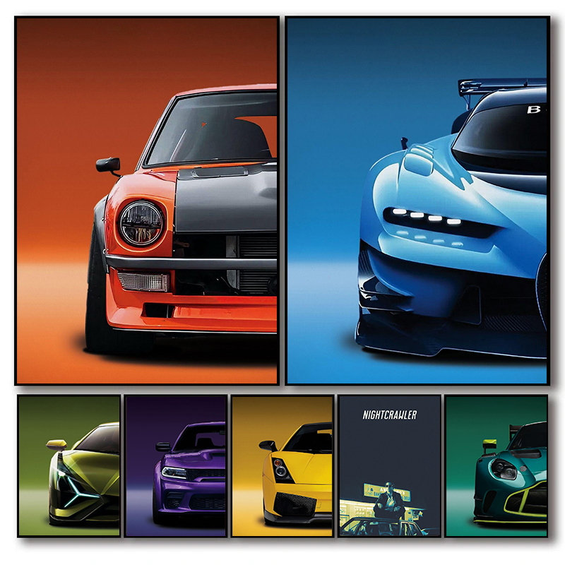 Photography Close Up - Affiche de supercar tendance pour les