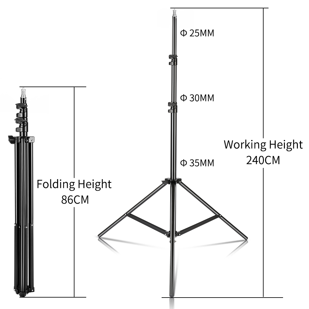 Trépied photo 240 cm/7,9 pi av - Photography Umbrella Light avis et prix