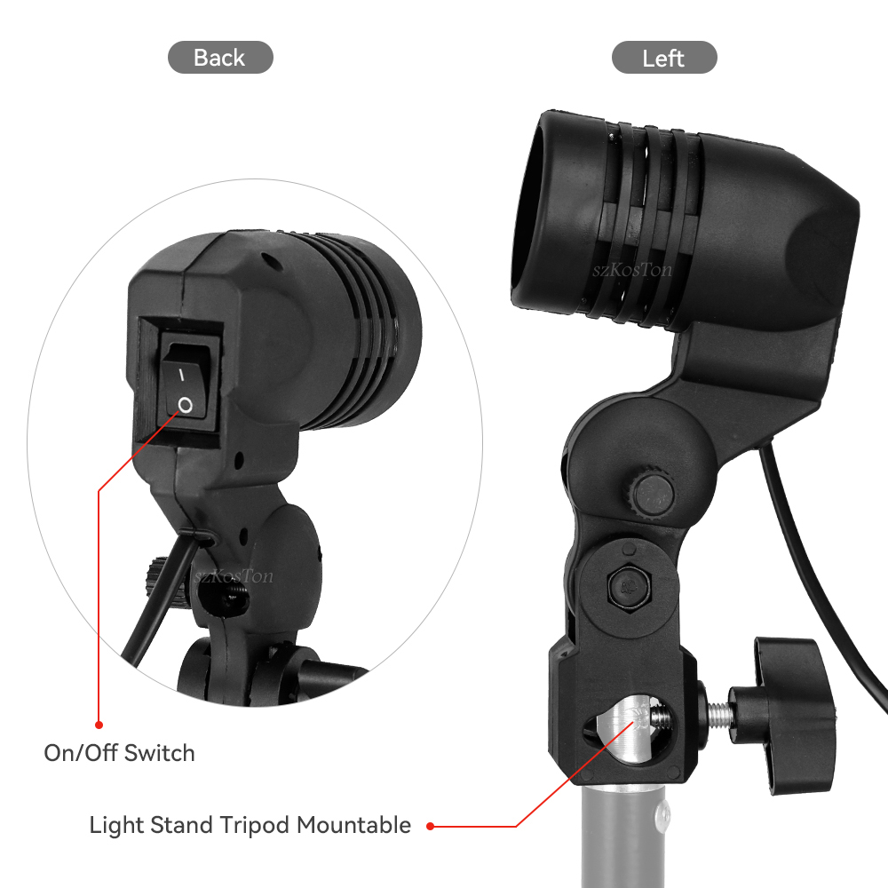Porte-ampoule à tête unique, d - Photography Umbrella Light avis et prix