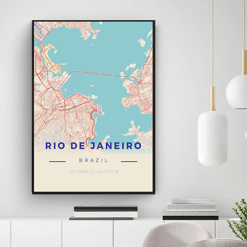 Affiches et imprimés de cartes - Photography Mapped avis et prix