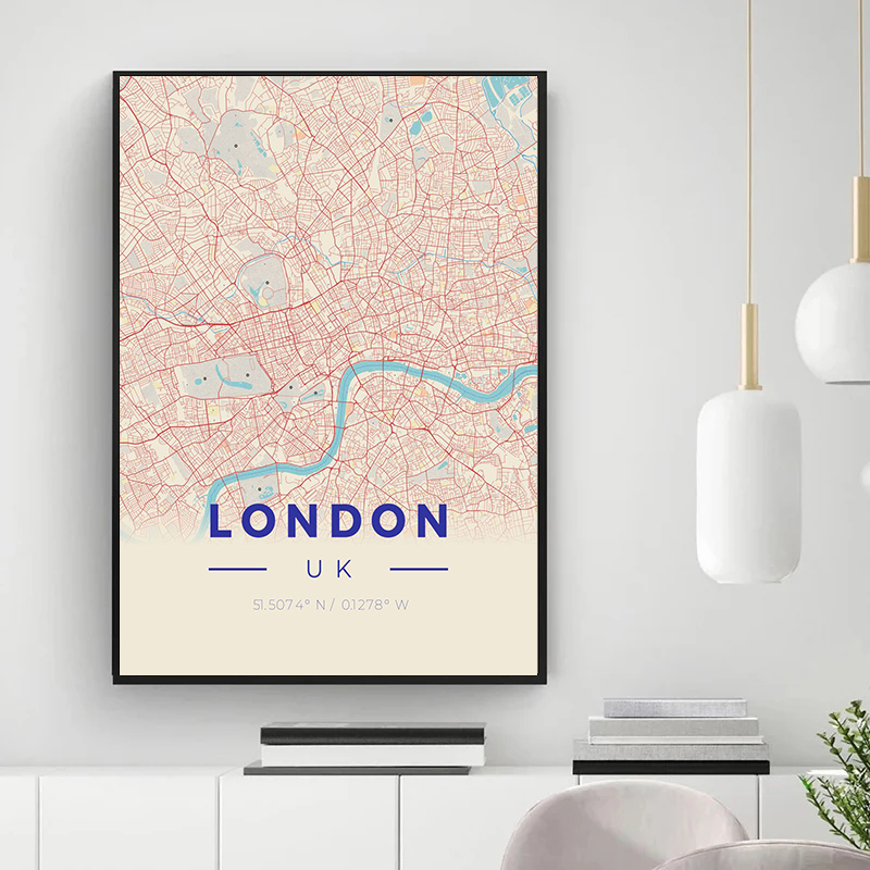 Affiches et imprimés de cartes - Photography Mapped avis et prix