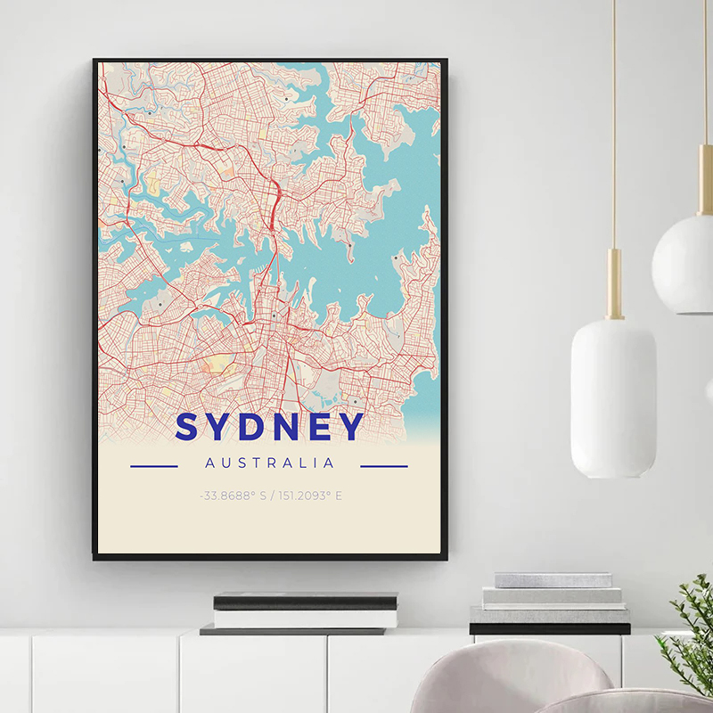 Affiches et imprimés de cartes - Photography Mapped avis et prix