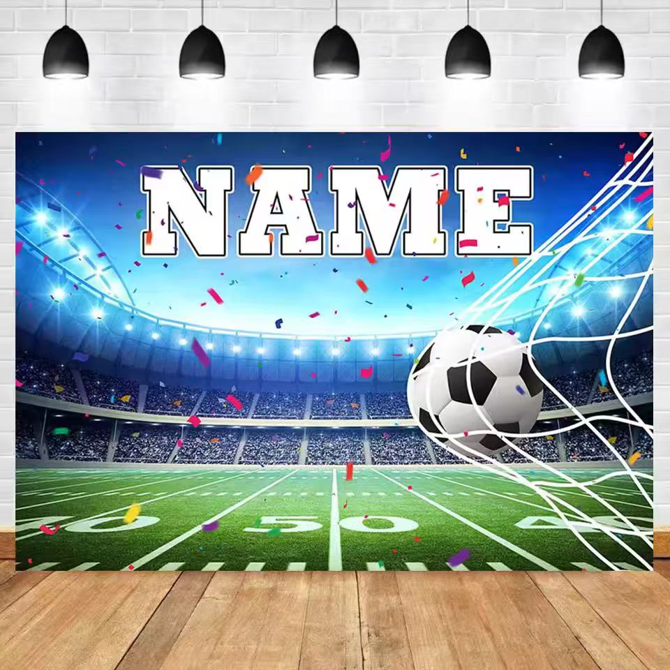 Toile de fond de Football avec - Photography Sport avis et prix