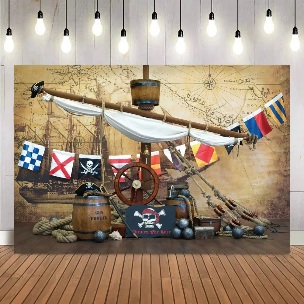 Bannière de fond de Pirate, Ph - Photography Mapped avis et prix
