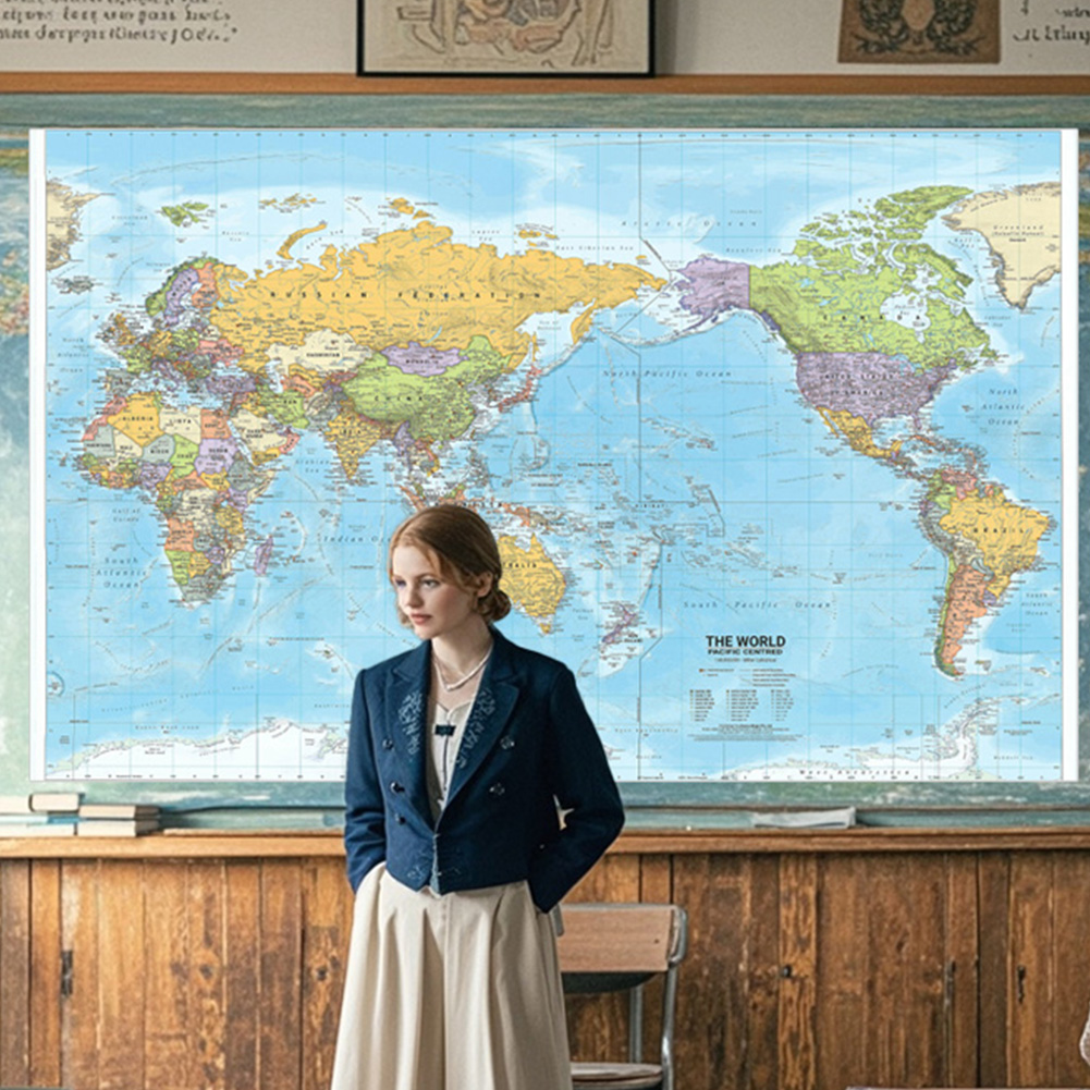 Carte du monde 2012 tissu gran - Photography Mapped avis et prix
