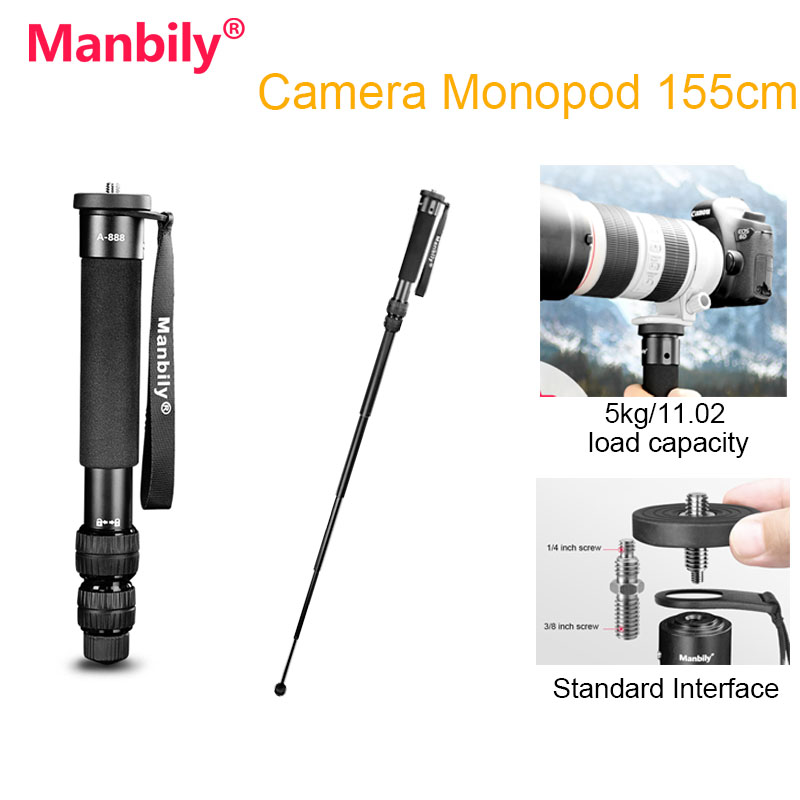 Manbily A-888 Monopode en alum - Camera Tripod Carbon avis et prix