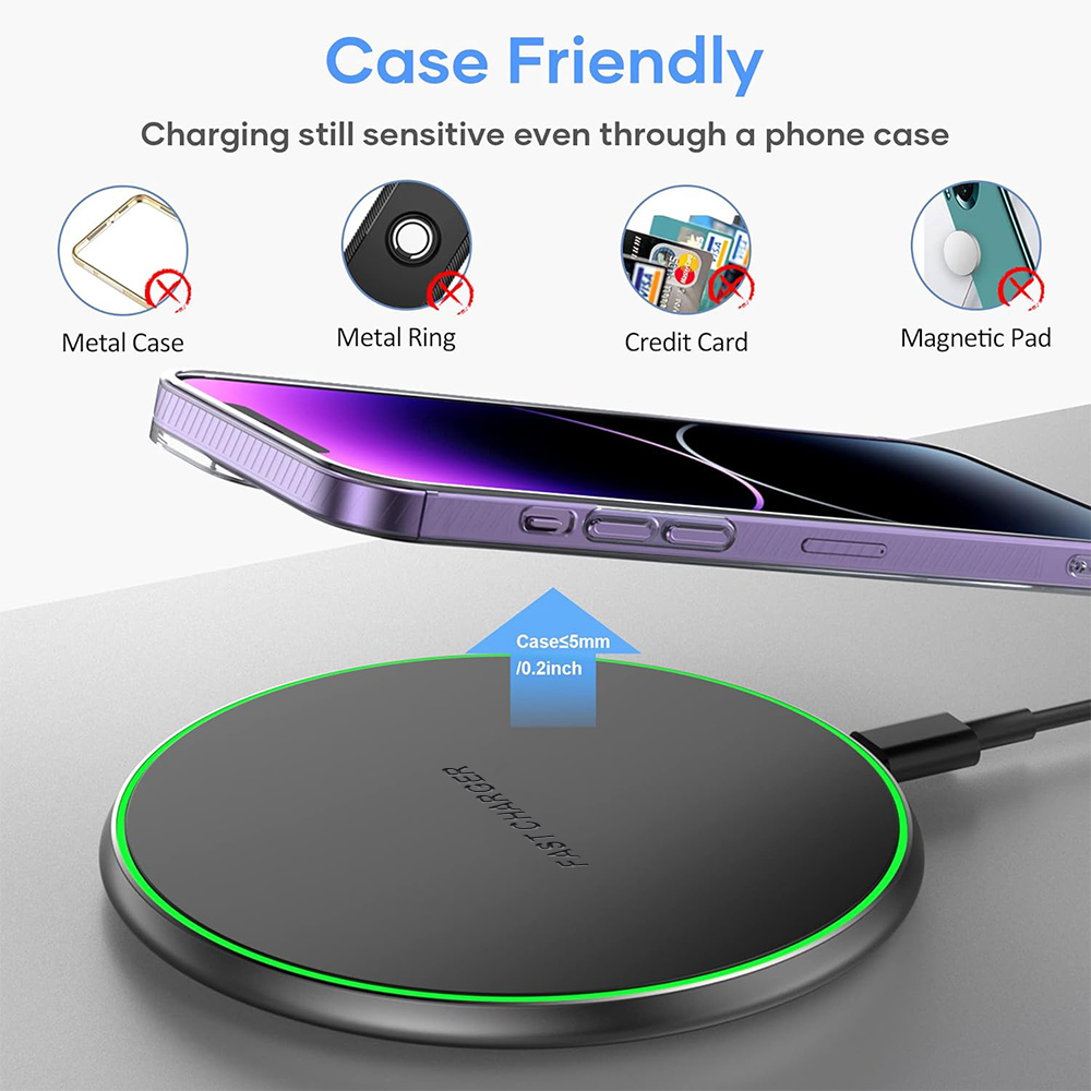 Chargeur sans fil rapide 15W p - Tethering Cable Usb avis et prix