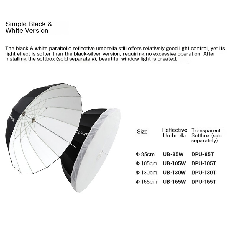 Parapluie Réflecteur Paraboliq - Photography Umbrella Light avis et prix